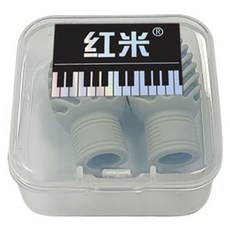 Topia 練習用鼓棒靜音頭, 灰色, 1個