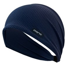 패기앤코 스포츠 기능성 메쉬 러닝 와이드 헤어밴드, 106 네이비, 1개