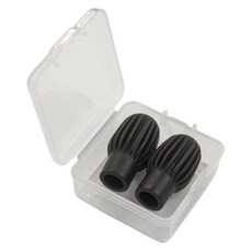 Toppia 練習用鼓棒矽膠頭, 黑色, 1個