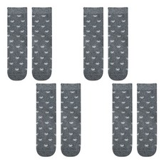 소니오 여성용 러블리 리본 패션 양말 4켤레 세트