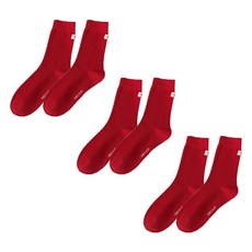 소니오 여성용 러블리 데이트 패션 양말 3켤레 세트