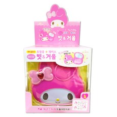 MY MELODY 美樂蒂 三麗鷗 閃亮臉部梳 + 鏡子 + 貼紙組, 6套, 混合色