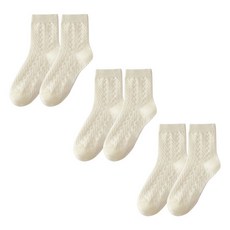 소니오 여성용 스프링 데이 패션 양말 3켤레 세트