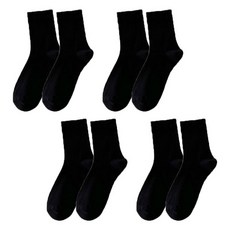 소니오 여성용 베이직 코튼 패션 양말 4켤레 세트