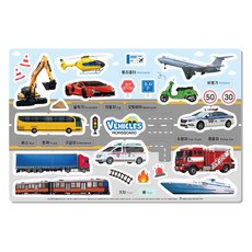 momsboard 交通工具照片拼圖OPP, 1個, 混合顏色