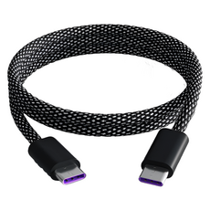 보다모가 꼬임 방지 고속 충전 케이블 USB C to C, 혼합색상, 1개, 1m