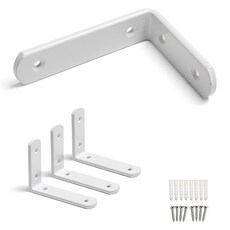 Sonjabisesang 穩固層板托 T型 5mm 4入, 白色, 1層