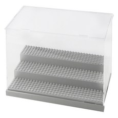 Daily Nest 樂高3層灰色積木展示櫃, 1個