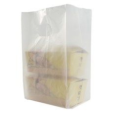 烘焙用手提塑膠袋 半透明 17 x 10 x 30 cm, 300個, 1入