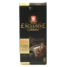타이타우 익스클루시브 99% 다크초콜릿, 90g, 1개