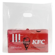 烘焙用手提透明塑膠袋 30 x 16 x 40 cm, 100個, 1入