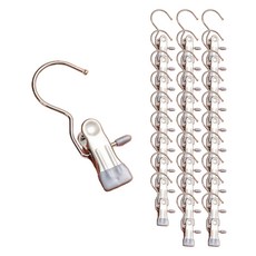 앞날창창 외집게 바지 치마 논슬립 옷걸이, 그레이, 30개