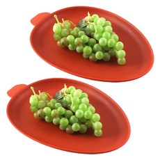 래디쉬 디저트 당근접시, 브라운, 2개