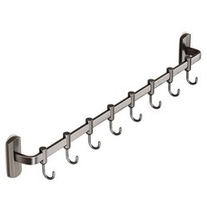 셀리빙 다용도 고급 조리도구 거치대 걸이 8구, 그레이, 1개