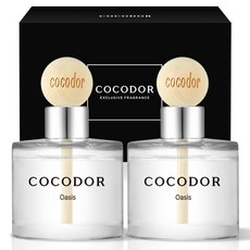 코코도르 우드볼 차량용 디퓨저 50ml 2개입, 오아시스, 1개