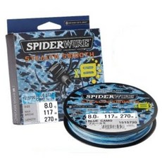 스파이더와이어 스무드8 블루카모 낚시줄 박스타입 8호, 블루 + 화이트 + 블랙 + 스카이 + 라이트블루, 1개