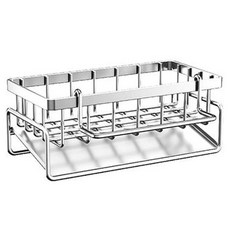 Sellyving 自動排水菜瓜布架, 銀色, 1個