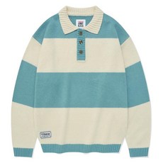 可水洗條紋Polo針織衫 VS2203KT01