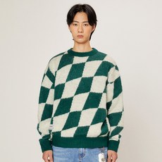 VISION STREET WEAR 刷毛棋盤格針織衫 VS2203KT02
