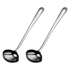JD濾油不鏽鋼湯勺, 單色, 2個