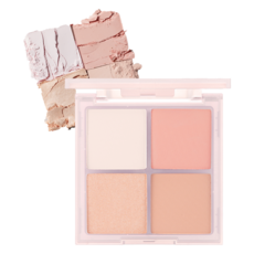 VDL 4色腮紅盤, 1盒, 01 Iconic Peach