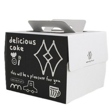 hello moris 鑽石高款戚風蛋糕盒 1號, 混合顏色, 3個