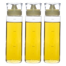 시노글라스 키텐실 신형 I형 오일병 올리브, 300ml, 3개