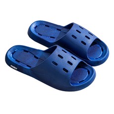 UNHEVE 家庭排水浴室拖鞋, 06 藍色, 1個