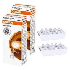 OSRAM 歐司朗 車用原廠 W5W 12V, 20個