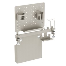 camelmount 軌道式書桌隔板洞洞板 PPS01, 1個, 淺棕色