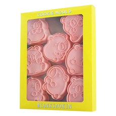 이홈베이킹 카피바라쿠키틀 8종 세트, 혼합색상, 1세트