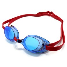 Mizuno 美津濃 Exceleye 無墊圈鏡面泳鏡 N3XEA081-02, 紅色, 1個