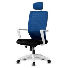 삼익가구 옥스포드 메쉬 의자 SI001WH, 블루