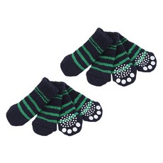 퍼피아 강아지 월리 미끄럼방지 양말 세트, 네이비, 2세트