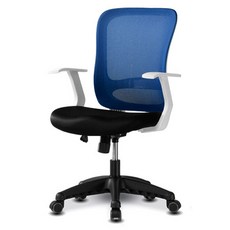 삼익가구 옥스포드 메쉬 의자 SI003W, 블루