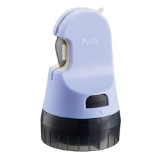 PLUS 普樂士 滾輪個人資料保護章 附開箱刀 藍色 IS-590CM-BL, 1個