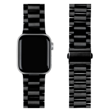 MOHARLAB Apple Watch 相容 Classy 金屬錶帶 38 / 40 / 41 / 42mm, 黑色, 1個