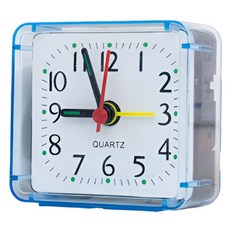 보다모가 레트로 무소음 탁상시계, 블루