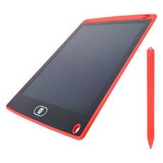 agaplus 彩色LCD手寫繪圖板, 紅色, 1個