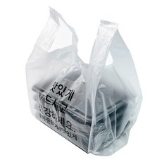 手提半透明外送塑膠袋 大型 35 x 24 x 53 cm, 300個, 1入