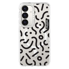 모란카노 갤럭시 크리스탈 맥세이프 투명 스프링 디자인 휴대폰 케이스