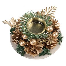 北極聖誕花環蠟燭臺, 松果