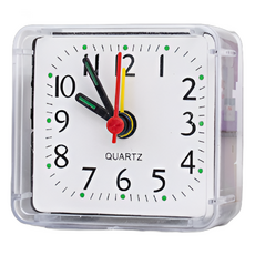 보다모가 레트로 무소음 탁상시계, 화이트