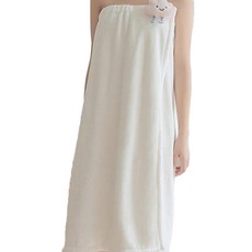 Sel-living 毛巾 沐浴 高爾夫 浴袍 140 x 85 cm, 雲朵白, 1個