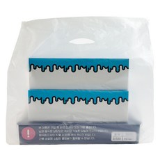 半透明塑膠披薩袋 購物袋型 370 x 340 x 560 mm, 1入, 100個