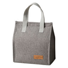 Skywiz簡易保溫便當袋, 2號 灰色, 1個