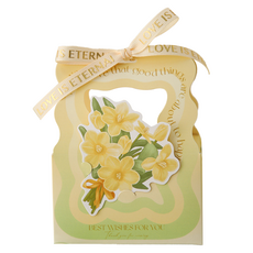 微笑情人節包裝 可愛巧克力糖果零食禮盒, 10個, 黃色