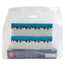 半透明塑膠披薩袋 購物袋型 380 x 340 x 560 mm, 1入, 100個