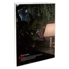 Recoz A5風景照片萬年日記本+PVC封面組, 傍晚, 1套