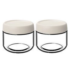아카시아 밀프랩 샐러드 보관 유리용기, 2개, 300ml